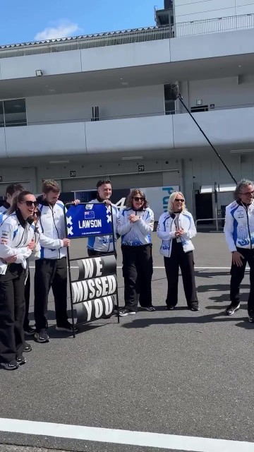 j9九游会官方登录F1官方分享劳森归队视频:加油,利亚姆!