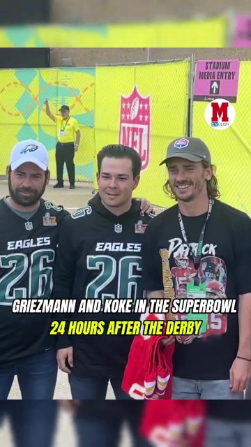 j9九游真人游戏第一平台马卡：格列兹曼&科克在德比战后飞往美国，看超级碗比赛