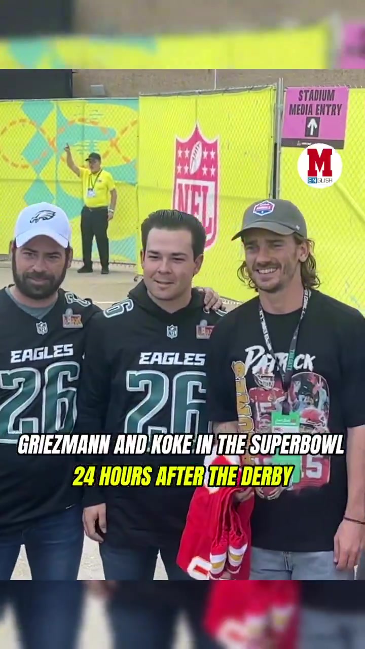 j9九游真人游戏第一平台马卡：格列兹曼&科克在德比战后飞往美国，看超级碗比赛